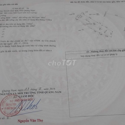 Chính chủ, Bán Đất Đường Lê Duẩn, ngã ba thị trấn Hương An, Quảng Nam