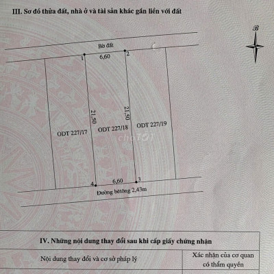 Khu phố Hà Dừa ĐIện Ngọc, Quảng Nam 142m2 ( 6,6 x 21,5), Chính chủ
