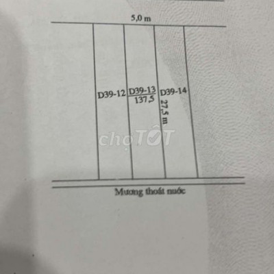 BÁN LÔ ĐẤT 137,5m2 KHU ĐÔ THỊ 7B ĐIỆN NAM, ĐIỆN NGỌC ĐÀ NẴNG