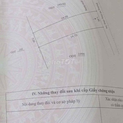 Điện Nam Bắc 100m2 giá chỉ hơn 1 tỷ