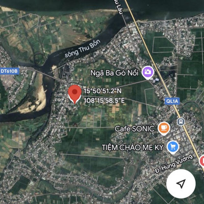 Ngang 5,8 nở hậu 6m Thị Trấn Nam Phước giá 6xx