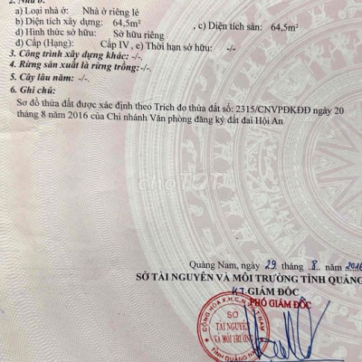 Bán nhà cấp 4 Cù Chính Lan, Thanh Hà