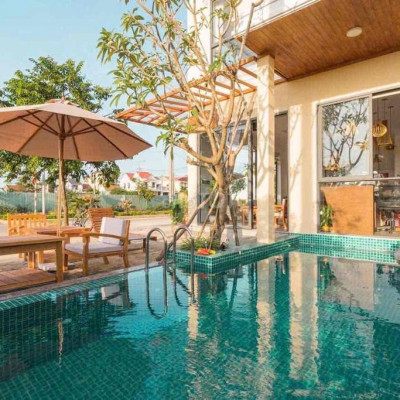 Tuyệt phẩm Villa GÓC 2MT KHÚC THỪA DỤ - Biển An Bàng, Hội An - Chỉ 40t