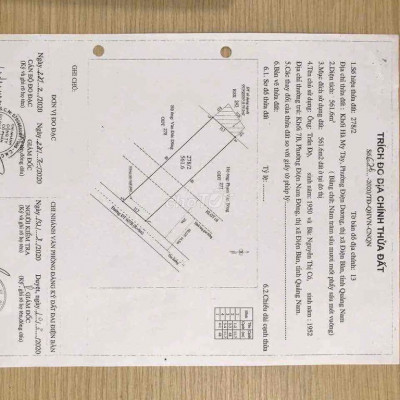 Cần bán lô đất đường Lạc long quân  (DT607B)