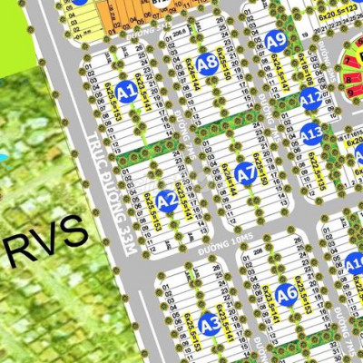 đường 33m sentosa mà giá chỉ có 2ty1 153m2 ngang 6x25,5