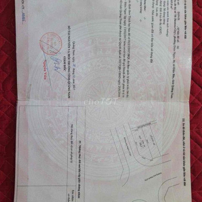 đất quy hoạch khu tđc 7b dt 265 m 2 mặt tiền