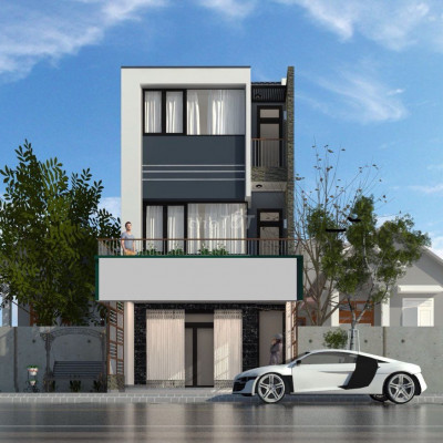 CẦN BÁN NHÀ MỚI XÂY KHU PHỐ TÂY ĐƯỜNG BÀ TRIỆU HỘI AN