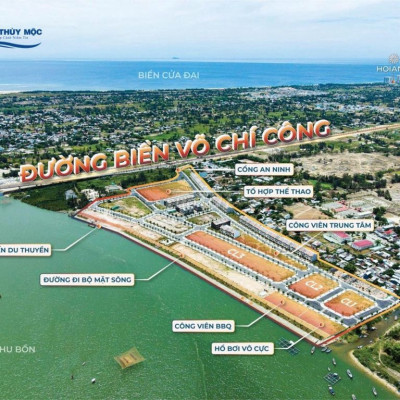 Bán đất view sông Thu Bồn, tiện ích đầy đủ, sát khu du lịch Hội An