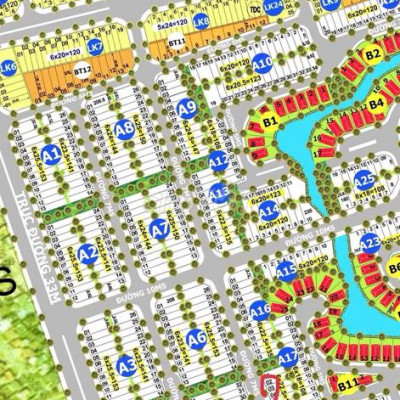 bán đất sentosa 135m2 đường thông giá siêu hợp lý có 2ty4