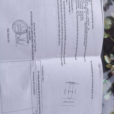 Cần bán đất ODT.