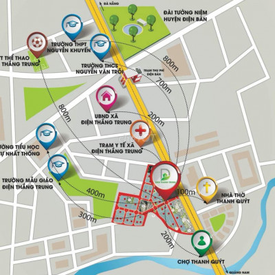 HOT!GIÁ SẬP LÔ GÓC 2 MẶT TIỀN ĐẸP TRỤC CHÍNH VÀO KPC ĐIỆN THẮNG-T.QUÝT