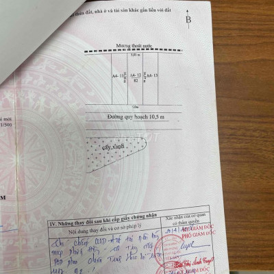 Đất mặt tiền khu phố chợ Điện Ngọc trước công viên