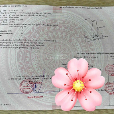 CẦN BÁN MỘT LÔ ĐẤT GIÁ RẺ AN CƯ LẠC NGHIỆP TẠI ĐIỆN HOÀ - GIÁP ĐÀ NẴNG