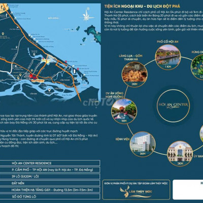 HỘI AN CENTER RESIDENCE - QUỸ ĐẤT CUỐI CÙNG PHỐ CỔ HỘI AN