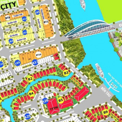 bán đất mặt sông cổ cò , 2 mặt tiền trước sau giá đầu tư