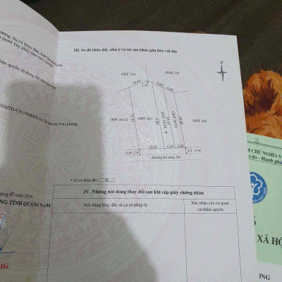 Chủ bán 187m2 trục đường hồ ven biển - Điện Dương