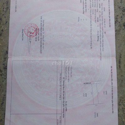 Bán nhanh lô đất bê tông mặt tiền 6m,tặng thêm 20m đất vườn