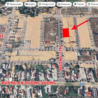 Chợ Lai Nghi: Bán lô đất trục đường 27m; thông đường An Dương Vương.