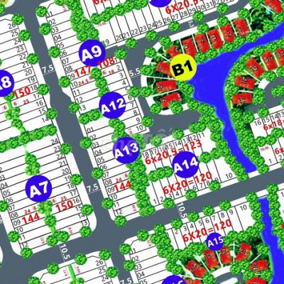 2 mặt tiền đường 10 đường 7 trục thông sentosa giá đầu tư