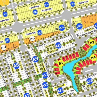 chào bán 3 lô 2 mặt tiền kđt green 330m2