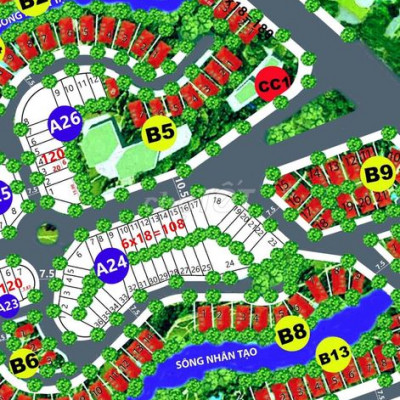 biệt thự 3 mặt tiền siêu đẹp giá hấp dẫn để đầu tư hoặc ở