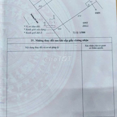 Bán đất mặt tiền DT609,Điện Phước,Phường Điện Bàn Tây-1048m2-8.3 tỷ