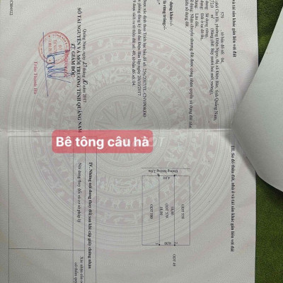 1 lô bê tông gần fpt và làng đại học giá tốt