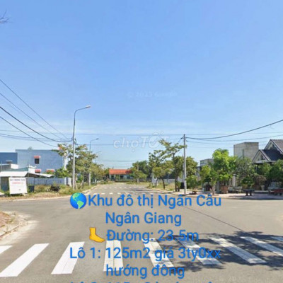 Đường 23.5m khu đô thị ngân câu ngân giang