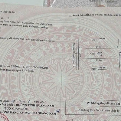 Đất nền 138m² Trịnh Hoài Đức – giá chỉ 4,5 tỷ