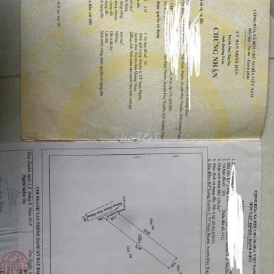 ❌❌❌BÁN đất đường Huỳnh Thúc Kháng, Thị Trấn Nam Phước. ✅Hướng Tây Nam