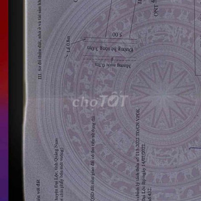 🔥 ĐẤT ĐẠI HIỆP SÁT ĐÀ NẴNG CHỈ 22KM VỀ TRUNG TÂM THÀNH PHỐ – GIÁ RẺ BẤ