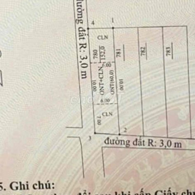 Đất hai mặt tiền, ô tô tới đất, giá sụp hầm cho khách cần mua xây nhà