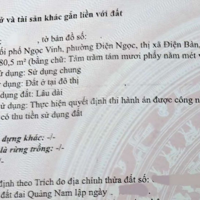 Bán GẤP 880m2 đất mặt tiền đường Phạm Như Xương vị trí cực đẹp
