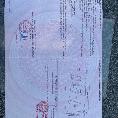 Bán lô đất biệt thự Khối Phố Bồ Mưng 1 - lô đẹp 10x20!