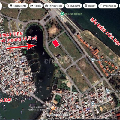 Khu đô thị Phước Trạch: Bán lô góc 2 mặt tiền; sát biển cận sông.