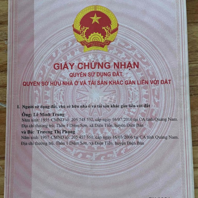 Đất đường ĐX5/8 Xuân Diệm Điện Tiến