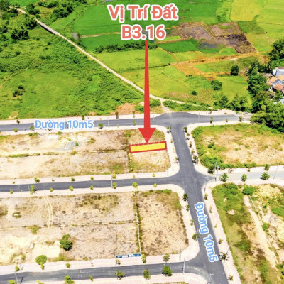 Bán Đất Nền B3.16 Dự Án Chợ Lai Nghi 2 dt 150m2 đường 10m5 giá 1.85 tỷ