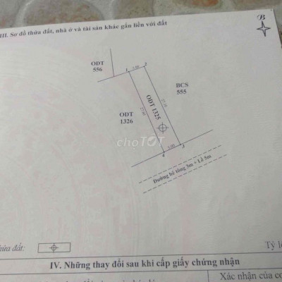 Chỉnh chủ cần bán Đất 136,7m2 cách DT 607 Trần Thủ Độ vài trăm met