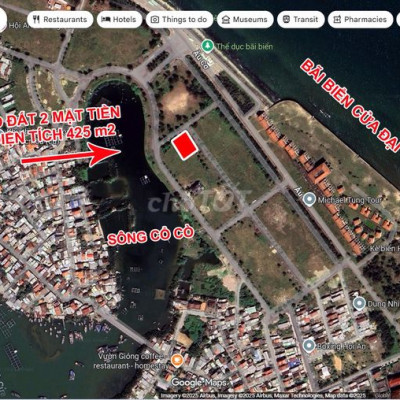 Biển Cửa Đại: Bán lô góc 2 đường Nhuyễn Bặc và Nam Cao; giá 32 tr/m2