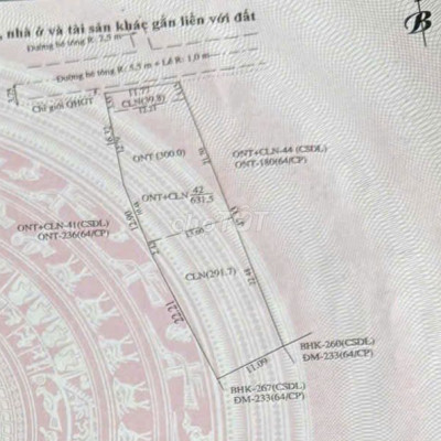 ĐẤT SỔ ĐỎ 631.5M2 DUY XUYÊN CHỈ 1.8 TỶ