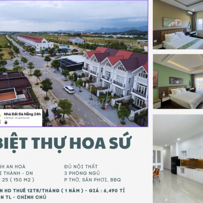 CHÍNH CHỦ BÁN BIỆT THỰ HOA SỨ - ĐẦY ĐỦ NỘI THẤT