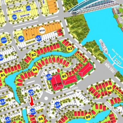 đường 10m5 lề 5m 120m2 ngang 6 thông sông gần tttm