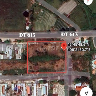 Đất 2 mặt tiền Khu sát hạch Thăng Bình, 356m²,sổ đỏ riêng, chỉ 3,35 tỷ