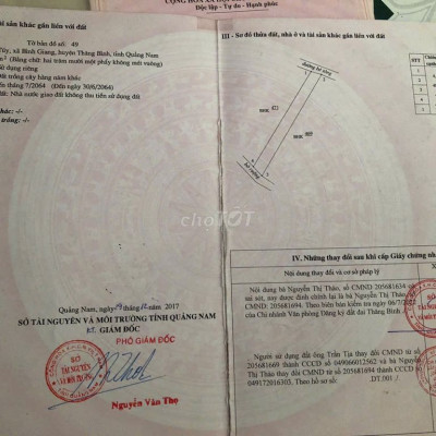 BHK Bình Tuý Bình Giang Thăng Bình Quảng Nam ( Thăng An- TP Đà Nẵng)