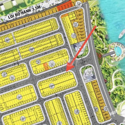 KĐT số 4: đường 27m, sát sông, vị trí đẹp, giá 6tyxx.