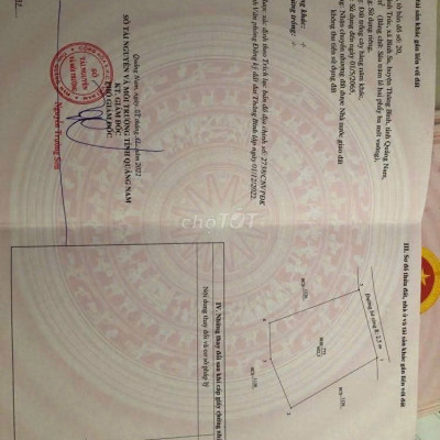 Đất sổ đỏ 600m2 BHK Bình Trúc Bình Sa