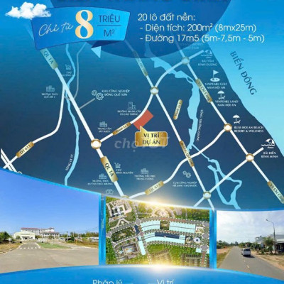 Bán đất biệt thự *** chỉ 20 lô ngay trung tâm Thăng Bình