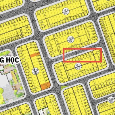 KĐT số 4: Dt 171m2, gần trục đường 10,5m.